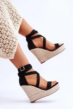 Sandały Na Koturnie><noscript><img width=