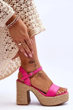 Sandały Na Obcasie><noscript><img width=