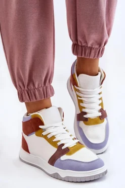 Outlet Boto Wysokie Damskie Buty Sportowe Trampki Multikolor Rumour