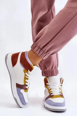 Outlet Boto Wysokie Damskie Buty Sportowe Trampki Multikolor Rumour
