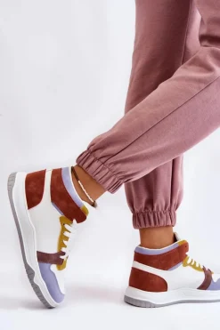 Outlet Boto Wysokie Damskie Buty Sportowe Trampki Multikolor Rumour