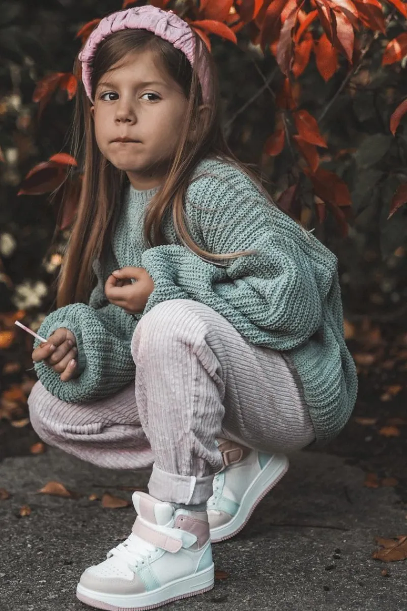 Chłopięce|Dziewczęce>Boto Wysokie Dziecięce Buty Sportowe Multikolor Teredite