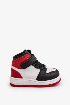 Online Boto Wysokie Dziecięce Buty Sportowe Biało-Czerwone Teredite Biały