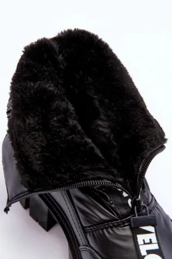 Śniegowce Damskie></noscript>Evento Wysokie Śniegowce Damskie Ocieplane Czarne Freoc Czarny