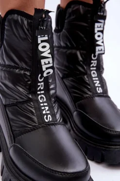 Śniegowce Damskie></noscript>Evento Wysokie Śniegowce Damskie Ocieplane Czarne Freoc Czarny