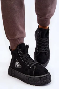 Trampki Ocieplane|Trampki Damskie Wysokie><noscript><img width=