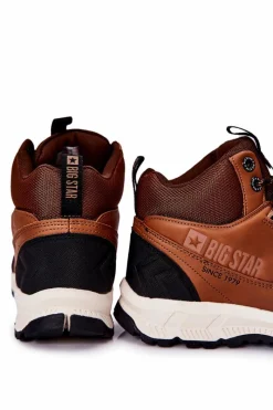 Hot Big Star Shoes Wysokie Sportowe Buty Big Star II174179 Brązowe