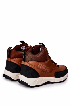 Hot Big Star Shoes Wysokie Sportowe Buty Big Star II174179 Brązowe