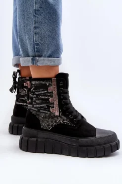 Trampki Damskie Wysokie><noscript><img width=