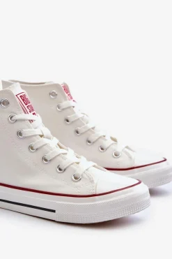 Trampki Męskie Big Star|Trampki Wysokie></noscript>Big Star Shoes Wysokie Trampki Męskie Big Star NN174104 Białe Biały