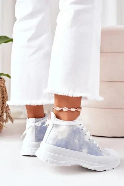 Trampki Damskie Wysokie><noscript><img width=