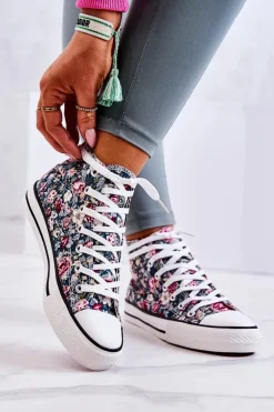 Trampki Damskie Wysokie><noscript><img width=