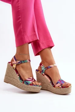 Sandały Na Koturnie><noscript><img width=