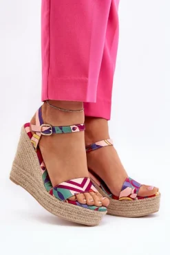 Sandały Na Koturnie><noscript><img width=