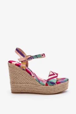 Sandały Na Koturnie><noscript><img width=