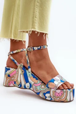 Sandały Na Koturnie><noscript><img width=