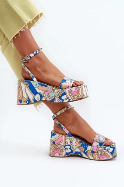 Sandały Na Koturnie><noscript><img width=