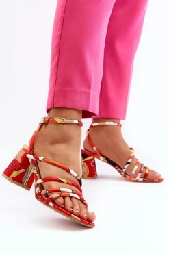 Sandały Na Obcasie><noscript><img width=