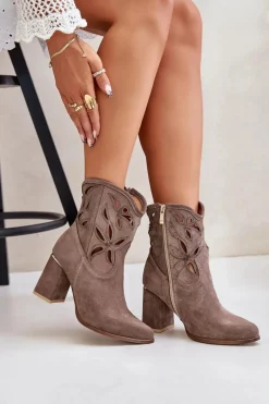 Botki Na Słupku|Botki Ażurowe><noscript><img width=