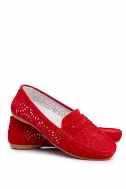 Mokasyny Damskie Zamszowe><noscript><img width=