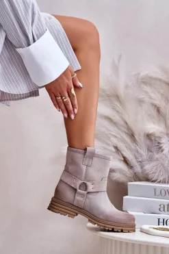 Botki Płaskie|Botki Zamszowe><noscript><img width=