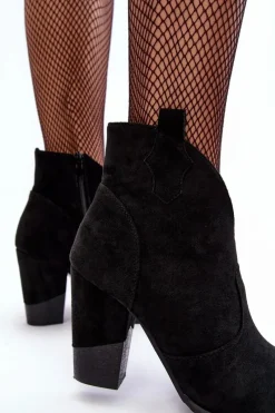 Botki Na Słupku|Czarne Botki><noscript><img width=