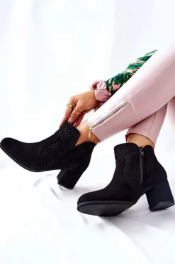 Botki Na Słupku|Czarne Botki><noscript><img width=