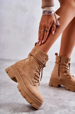 Botki Sznurowane|Botki Zimowe Damskie><noscript><img width=