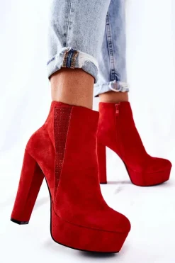 Botki Na Słupku|Czarne Botki><noscript><img width=