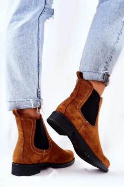 Czarne Botki|Botki Zimowe Damskie><noscript><img width=