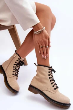 Botki Zimowe Damskie|Botki Płaskie><noscript><img width=