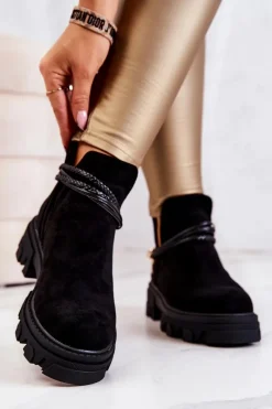 Czarne Botki|Botki Płaskie><noscript><img width=