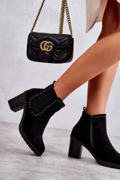 Botki Na Słupku|Czarne Botki><noscript><img width=