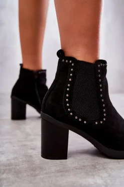 Botki Na Słupku|Czarne Botki><noscript><img width=