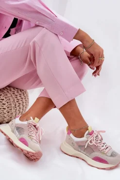 Discount Buty damskie Vinceza Zamszowe Buty Sportowe Sneakersy Damskie Vinceza 66725 Multikolor