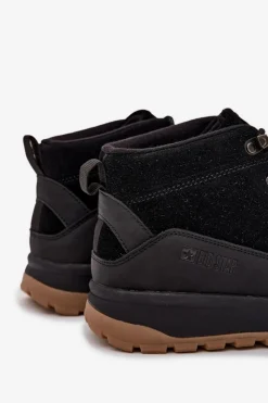Best Zamszowe Buty Trekkingowe Męskie Big Star SS174265 Czarne Męskie Obuwie Trekkingowe Męskie|Botki Męskie