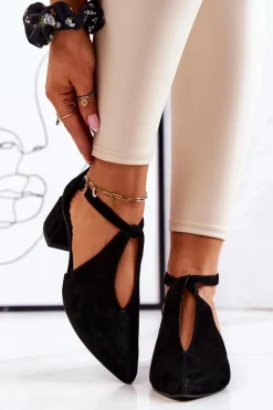 Czółenka Zamszowe|Czółenka Na Słupku><noscript><img width=