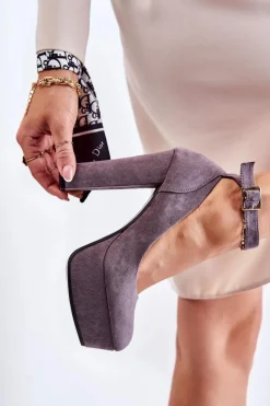 Czółenka Na Platformie|Czółenka Zamszowe><noscript><img width=