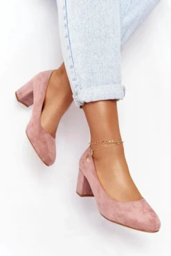 Czółenka Zamszowe|Czółenka Na Słupku><noscript><img width=