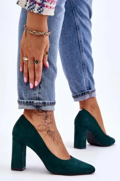 Czółenka Zamszowe|Czółenka Na Słupku><noscript><img width=