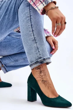 Czółenka Zamszowe|Czółenka Na Słupku><noscript><img width=