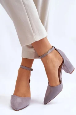 Czółenka Zamszowe|Czółenka Na Słupku><noscript><img width=