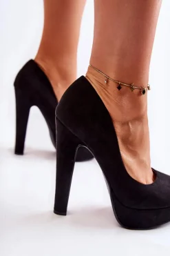 Czółenka Na Platformie|Czółenka Zamszowe><noscript><img width=