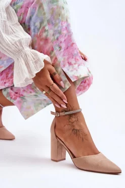 Czółenka Zamszowe|Czółenka Na Słupku><noscript><img width=