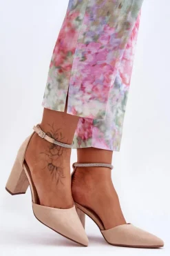 Czółenka Zamszowe|Czółenka Na Słupku><noscript><img width=