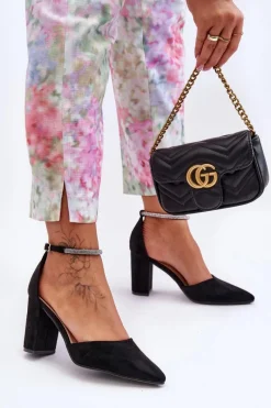 Czółenka Zamszowe|Czółenka Na Słupku><noscript><img width=