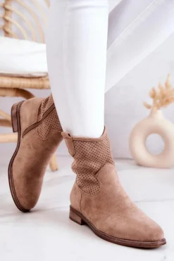 Botki Wiosenne|Brązowe I Beżowe Botki><noscript><img width=