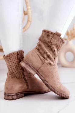 Botki Wiosenne|Brązowe I Beżowe Botki><noscript><img width=