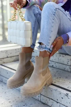 Botki Wiosenne|Brązowe I Beżowe Botki><noscript><img width=