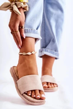 Klapki Damskie Klasyczne><noscript><img width=